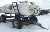 Twin cylinder anhydrous ammonia nurse tanks 2 1,000 gallon tanks High clearance running gear Pin hit...