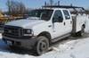 2004 Ford F450 XL Super Duty utility truck 170,340 miles on odometer 6 0L V8 OHV 32V turbo diesel en...