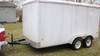 2007 Doolittle enclosed trailer 14 L x 7 W Dual 7,000 lbs axles Electric brakes Rear ramp door Cable...