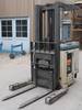 Barrett RR1134 stand behind electric forklift 4,801 hours on meter 24V EO battery operation 4,000 lb...