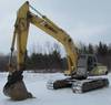 1996 Kobelco SK220LC Mark IV excavator 8,640 hours on meter Cummins six cylinder diesel engine AC an...