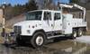 2003 Freightliner FL80 Crew Cab tandem axle boom truck 13,824 miles on odometer Not Actual Mileage C...