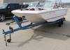 Galaxy 16 boat Mercury 800 outboard motor 80 HP Interior cosmetic damage Damaged seats Trailer Jack ...