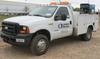 2006 Ford F350 XL Super Duty service truck 192,671 miles on odometer 6 0L V8 OHV 32V turbo diesel en...