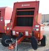 Hesston 555 round baler 540 PTO Gathering wheels Dual twine arms Bale kicker 4 bale width 4 5 pickup...