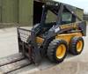 1999 New Holland LS170 skid steer 1,924 hours on meter New Holland turbo diesel engine Cab No side g...