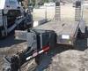 1999 Redi Haul double axle trailer 17 L x 81 W between fenders 14 L with 3 tail 5 ramps Pintle hitch...
