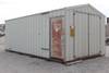 24 x 12 x 8 skid mounted module unit Aluminum siding 36 entry door Electrically wired 7 120V outlet ...