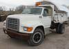 1996 Ford F800 dump truck 64,729 miles on odometer 4,440 hours on meter Cummins 5 9L L6 diesel engin...