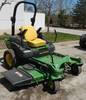 John Deere 737 ZTR lawn mower 1,328 hours on meter 60 cut Kawasaki V twin 23 HP gas engine 24 x 12 0...