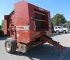 2008 Hesston 956A round baler Approximately 4,100 bales on counter 5 x 6 bale capacity Twine or net ...