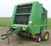 John Deere 535 round baler 5 x 6 bale capacity Double twine tie Bale kicker 1000 PTO Monitor Pin hit...