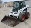 2002 Bobcat 763 skid steer 1,268 hours on meter Kubota V2203 E 2 2L four cylinder diesel engine Encl...