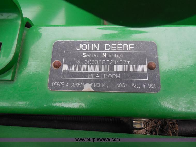 image for item A5149 2007 John Deere 635F HydraFlex platform header