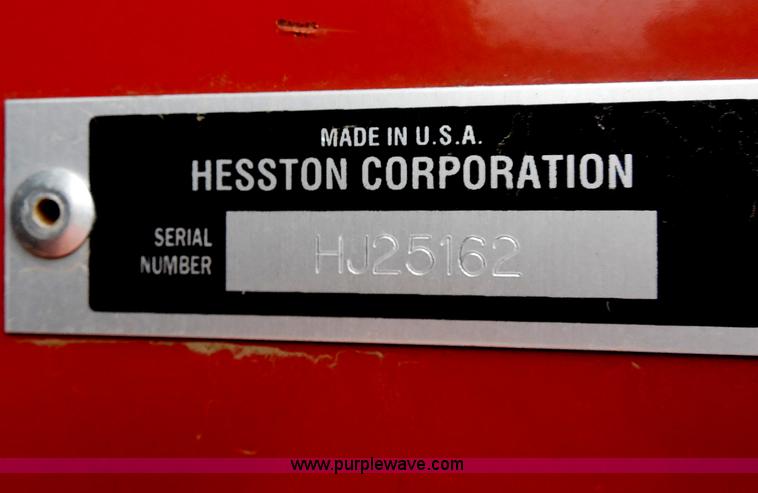 image for item A5152 2000 Hesston 856A round baler