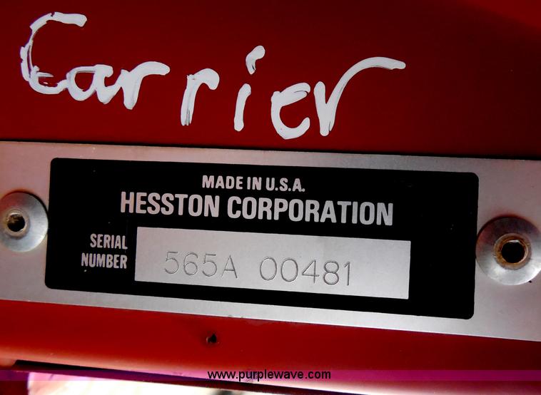 image for item A5153 1993 Hesston 565A round baler