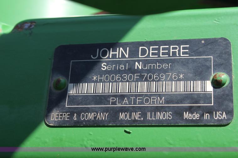 image for item AA9053 2004 John Deere 630F HydraFlex header