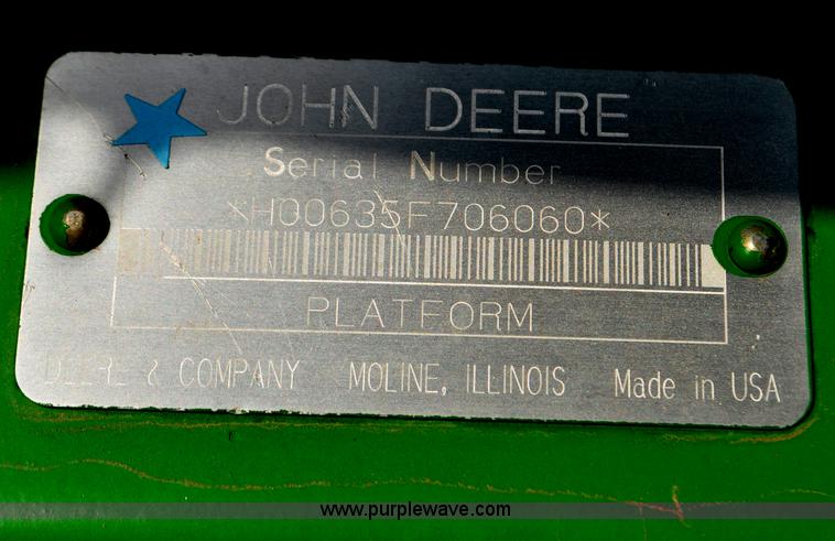 image for item C3461 John Deere 635F HydraFlex head