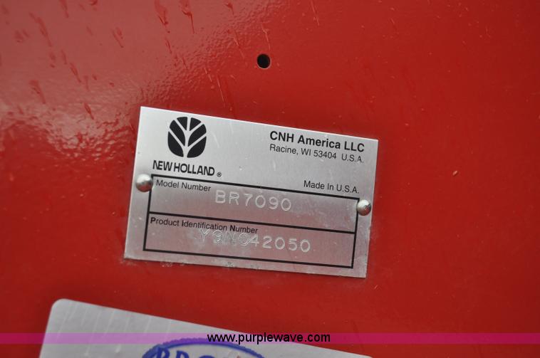 image for item C3480 2010 New Holland BR7090 round baler