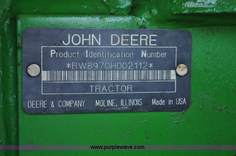 image for item C3492 1994 John Deere 8970 4WD tractor