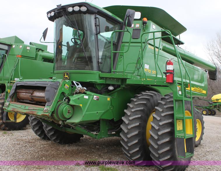 image for item F8702 2011 John Deere 9770 STS RWA combine