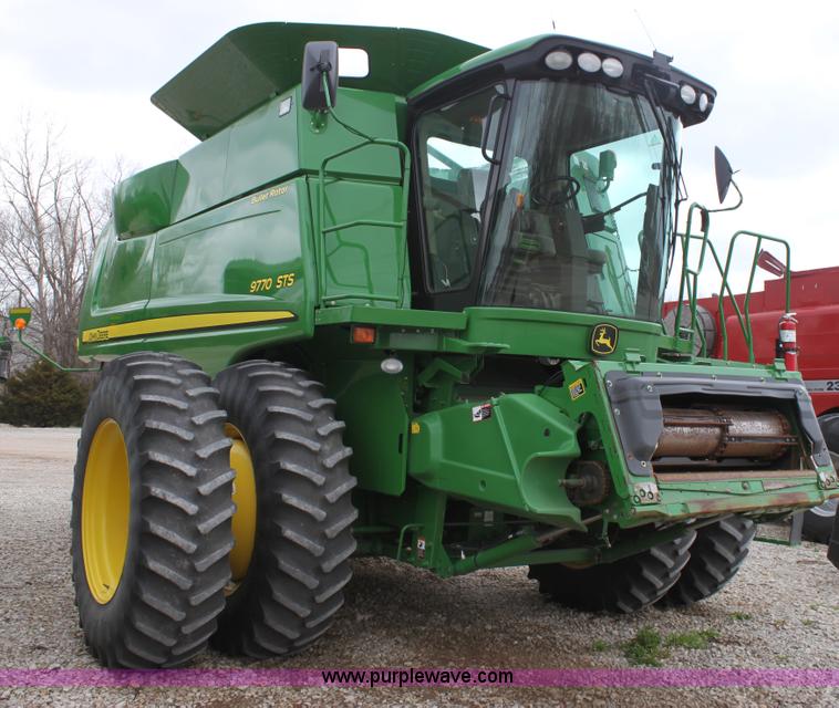 image for item F8702 2011 John Deere 9770 STS RWA combine