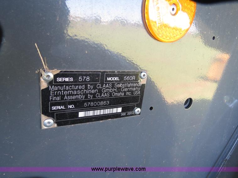 image for item F8776 2009 Caterpillar Lexion 560R 2WD combine