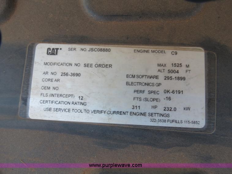 image for item F8776 2009 Caterpillar Lexion 560R 2WD combine