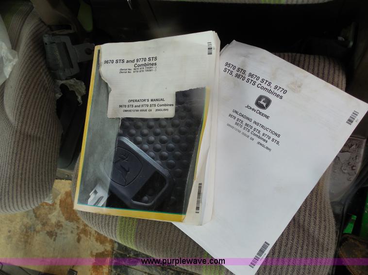 image for item F8804 2010 John Deere 9770 STS 2WD combine