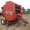 2000 Hesston 856A round baler 540 PTO Twine tie Taillights 14L 16 1 tires Pickup shield damage Seria...