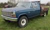 1984 Ford F250 SuperCab pickup truck 39,610 miles on odometer 6 9L V8 OHV 16V diesel engine Four whe...