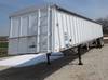 2002 Merritt 42 double hopper grain trailer 68 sides Shur Lok rollover tarp Spring suspension Air br...