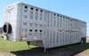 1986 Wilson 48 cattle pot trailer Model PSDCL 102 102 W 10 L nose 28 5 belly 9 5 over rear axles Spr...