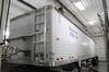1992 Timpte double hopper grain trailer 42 L 76 sides Rear swinging doors Air suspension Air brakes ...