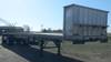 1990 East aluminum flatbed trailer 48 L x 96 W Under body storage boxes J hooks and ratchets Air sus...