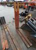Pallet forks for wheel loader 1 3/4 thick 44 L x 4 W forks 58 H 70 W mounting width Shipping quotes ...