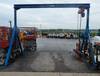 Gentry crane 4,000 lb capacity Adjustable height 1/2 ton, 120V chain hoist Chains and boomers not in...