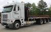2006 Freightliner Argosy flatbed truck 371,083 miles on odometer 178 45 idle hours on meter Detroit ...