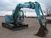 1999 Kobelco 70SR midi excavator 7,817 hours on meter Diesel engine Enclosed cab AC and heat Suspens...