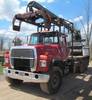 1987 Ford L9000 boom truck 198,523 miles on odometer Cummins L10 10 0L L6 diesel engine Eaton Fuller...