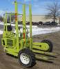 Donkey 12 forklift 595 hours on meter Kubota V1100 four cylinder diesel engine Tilt mast 54 forks Ex...