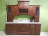 Kemper cherry cabinet with sink Corian composit counter top 99 L x 26 W x 8 H Shipping quotes availa...
