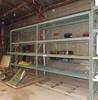 Pallet racking 3 36 D x 10 H uprights 18 8 L x 3 D beams 12 welded wire shelving units Contents are ...