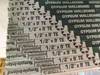 Assorted dry wallboard 31 1/2 x 4 x 9 Gypsum wallboard TE 38 5/8 x 4 x 10 FRX Gypsum wallboard TE 45...