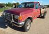 1989 Ford F250 bale bed truck 59,616 miles on odometer 7 5L V8 VIH 16V engine Four speed manual tran...