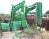 John Deere 740 loader 8 W bucket Self leveling Hydraulic hookups for grapples Serial W00740C001610 S...