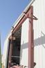 Overhead two ton chain hoist and frame Bolt together I beam and square tubing frame Adjustable heigh...