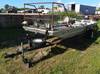 1989 Alweld aluminum fishing boat and trailer Evinrude 40 outboard motor Engine model E40TEESR 2 bal...