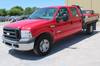 2006 Ford F350 XL Super Duty Crew Cab flatbed pickup truck 234,207 miles on odometer 6 0L V8 OHV 32V...