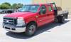 2006 Ford F350 XL Super Duty Crew Cab flatbed pickup truck 186,175 miles on odometer 6 0L V8 OHV 32V...